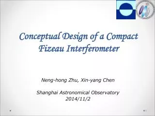 Conceptual Design of a Compact Fizeau Interferometer