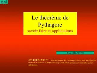 le th or me de pythagore savoir faire et applications
