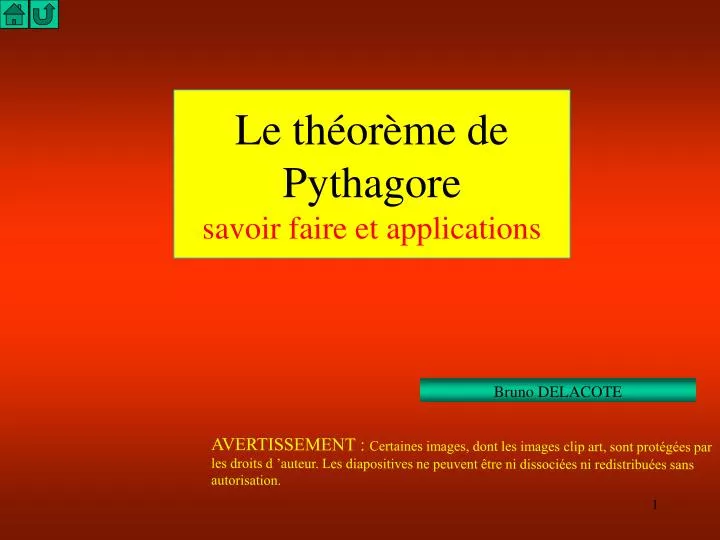 le th or me de pythagore savoir faire et applications