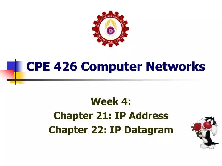 cpe 426 computer networks