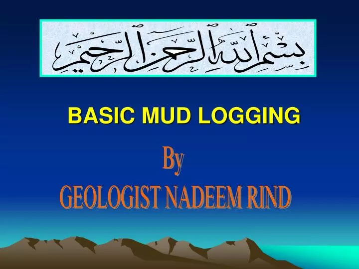 basic mud logging