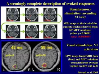 A seemingly complete description of evoked responses