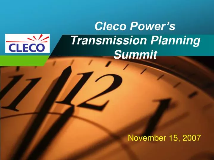 cleco power s transmission planning summit