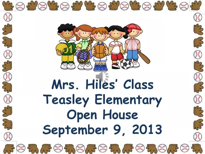 mrs hiles class teasley elementary open house september 9 2013