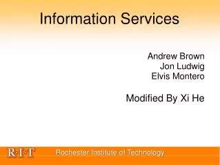 Information Services