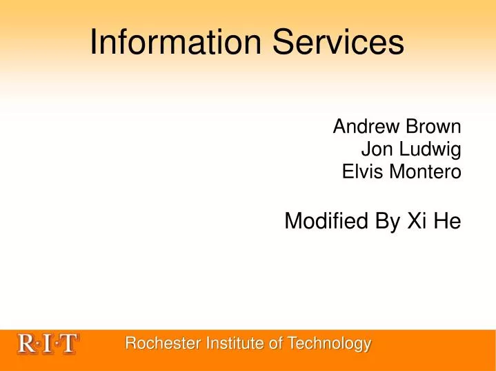 information services