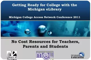 No Cost Resources for Teachers, Parents and Students
