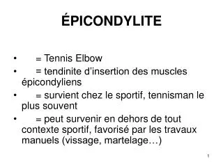 picondylite