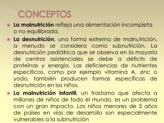 conceptos