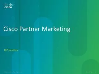 Cisco Partner Marketing