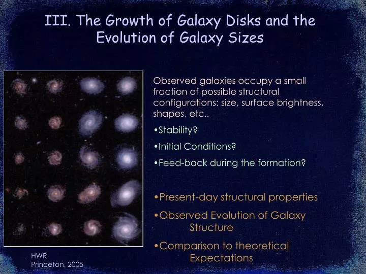 iii the growth of galaxy disks and the evolution of galaxy sizes