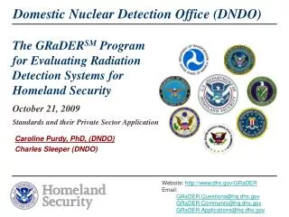 The GRaDER SM Program for Evaluating Radiation Detection Systems for Homeland Security