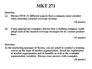 MKT 271