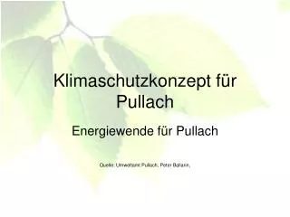 klimaschutzkonzept f r pullach