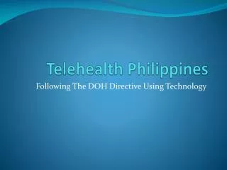 Telehealth Philippines
