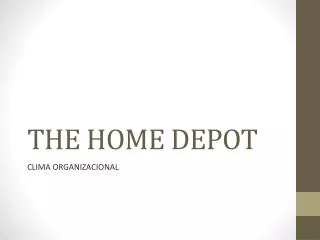 the home depot