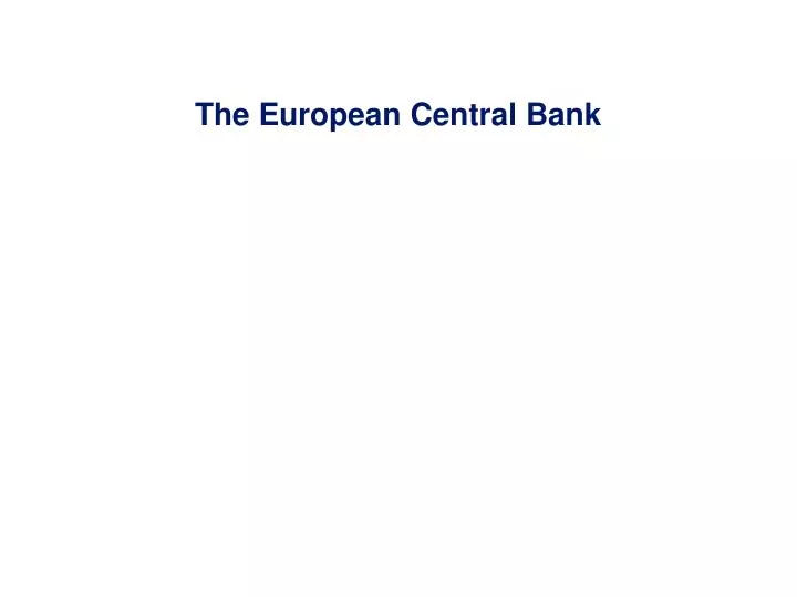 the european central bank