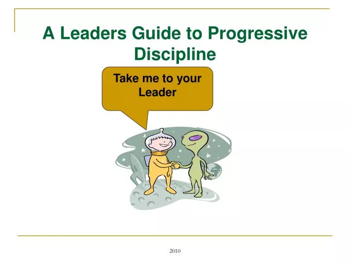 a leaders guide to progressive discipline