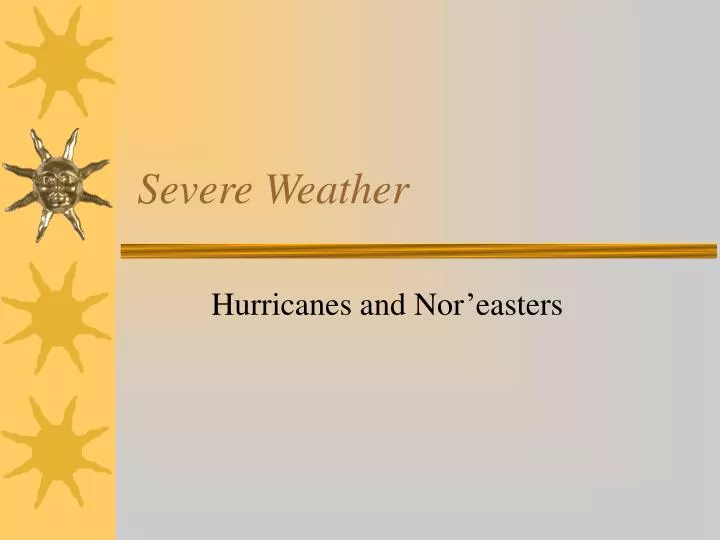 severe weather