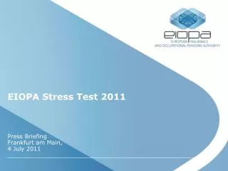 EIOPA Stress Test 2011