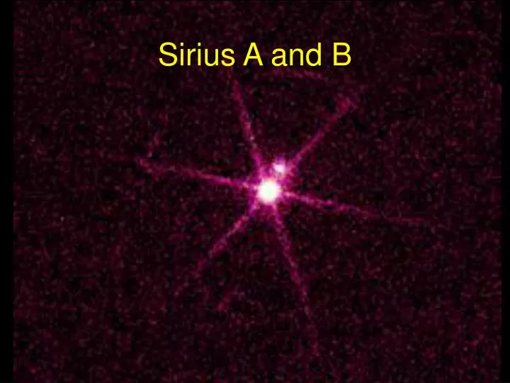 sirius a and b