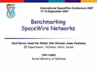 Benchmarking SpaceWire Networks
