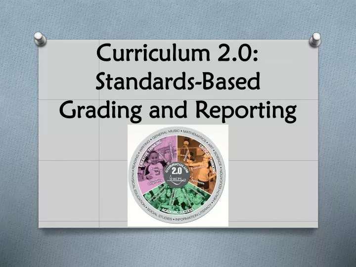 curriculum 2 0 standards based grading and reporting