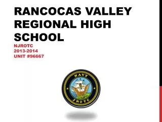 RANCOCAS VALLEY REGIONAL HIGH SCHOOL