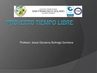 profesor jes s giovanny buitrago quintana