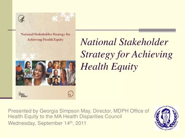 national stakeholder strategy for achieving health equity