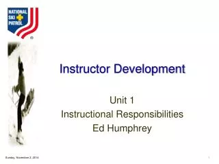 Instructor Development
