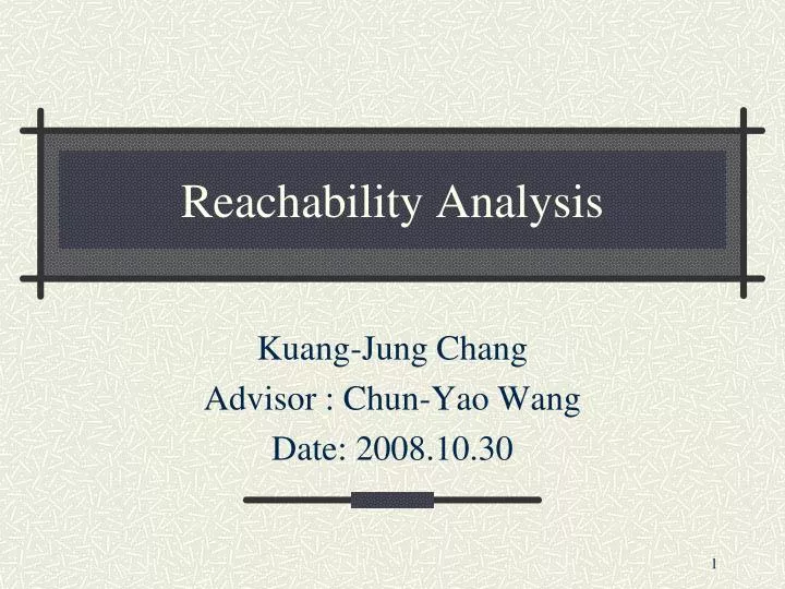 reachability analysis