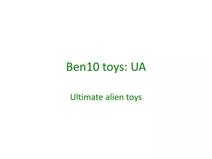 ben10 toys ua