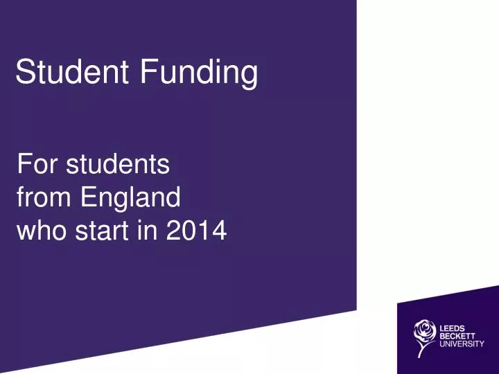 for students from england who start in 2014