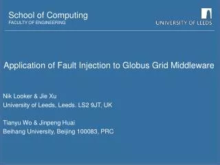 Application of Fault Injection to Globus Grid Middleware