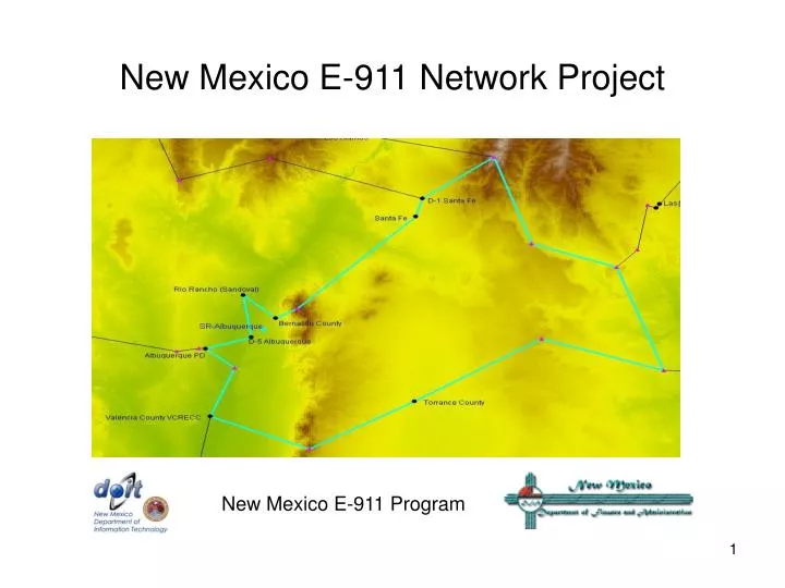 new mexico e 911 network project
