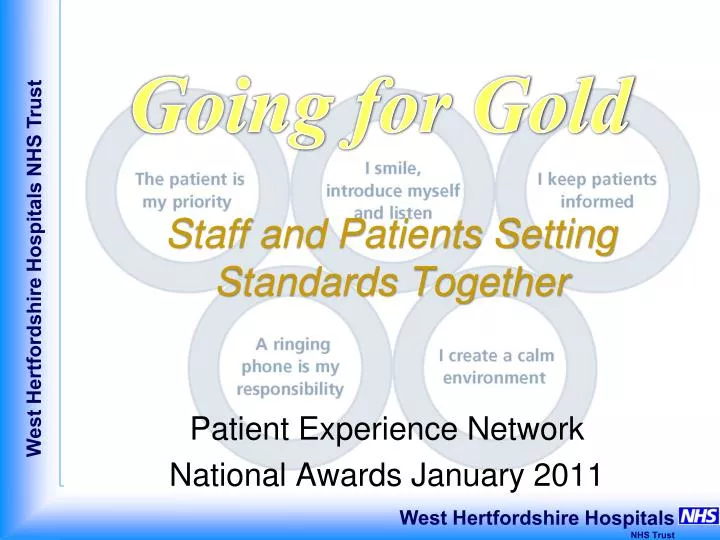 staff and patients setting standards together