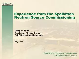 Experience from the Spallation Neutron Source Commissioning
