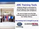 ARC Training Tools - slide 1