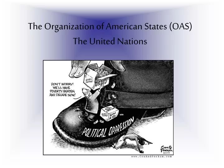 the organization of american states oas the united nations