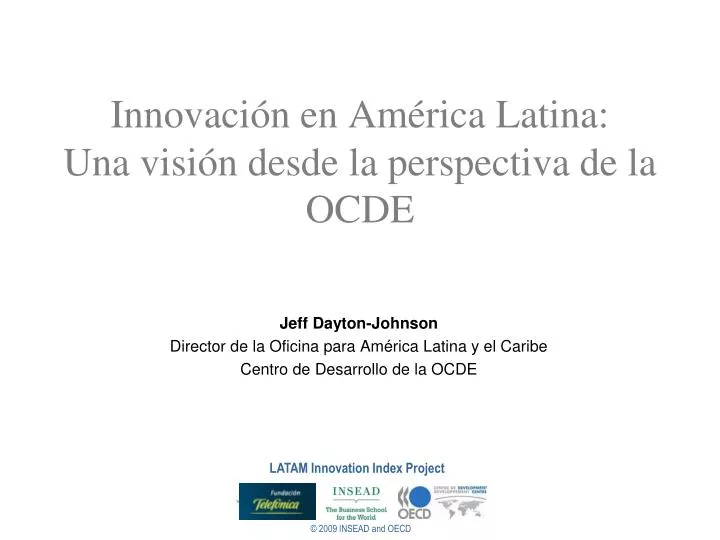 innovaci n en am rica latina una visi n desde la perspectiva de la ocde