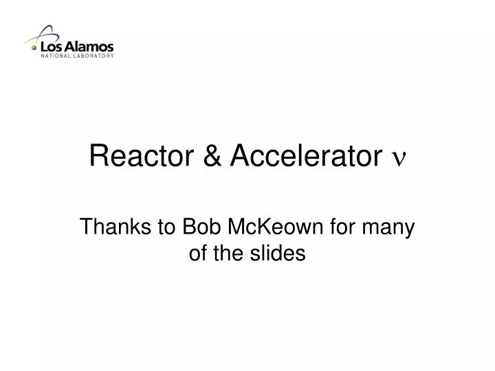 reactor accelerator