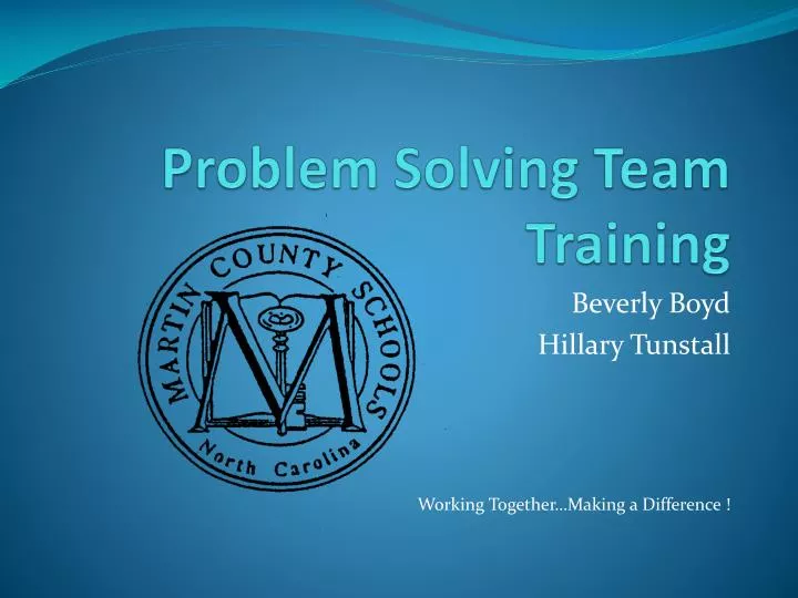 problem solving team training