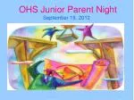 Preparing for Junior Year: Essential Guidance for Parents and Students - slide 1
