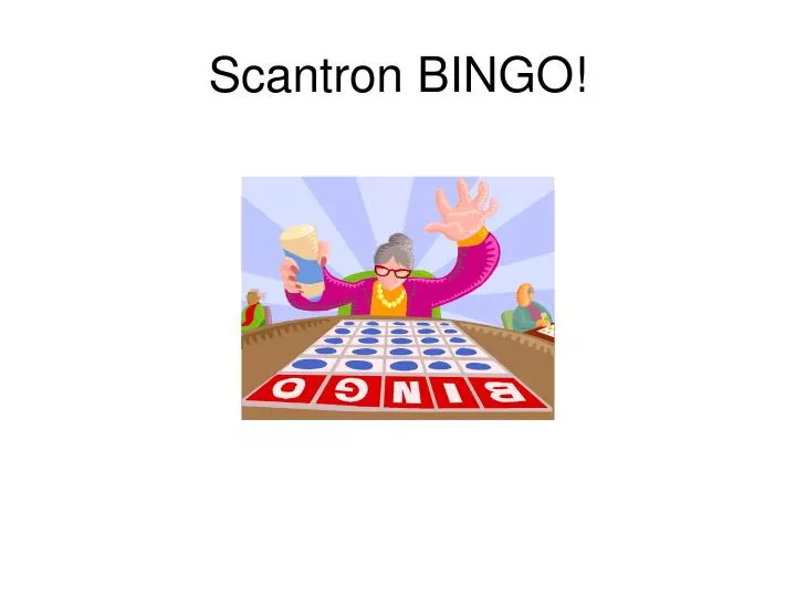 scantron bingo