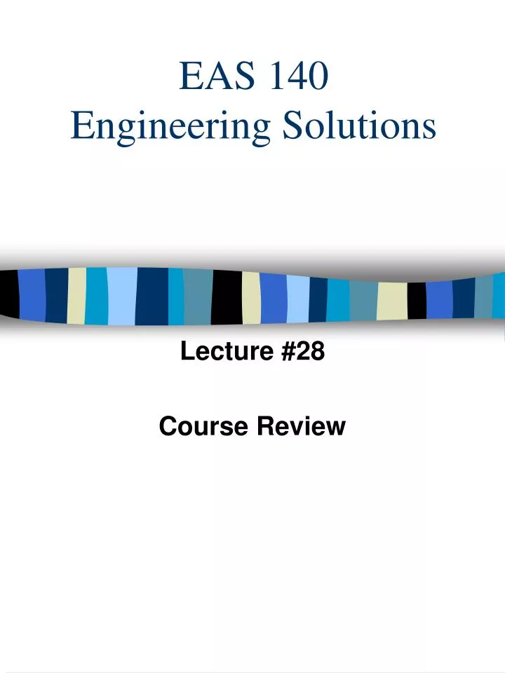 eas 140 engineering solutions