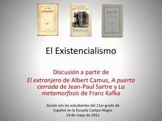 el existencialismo