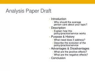Analysis Paper Draft