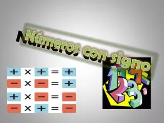 n meros con signo