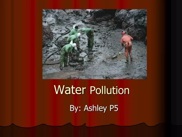 water pollution